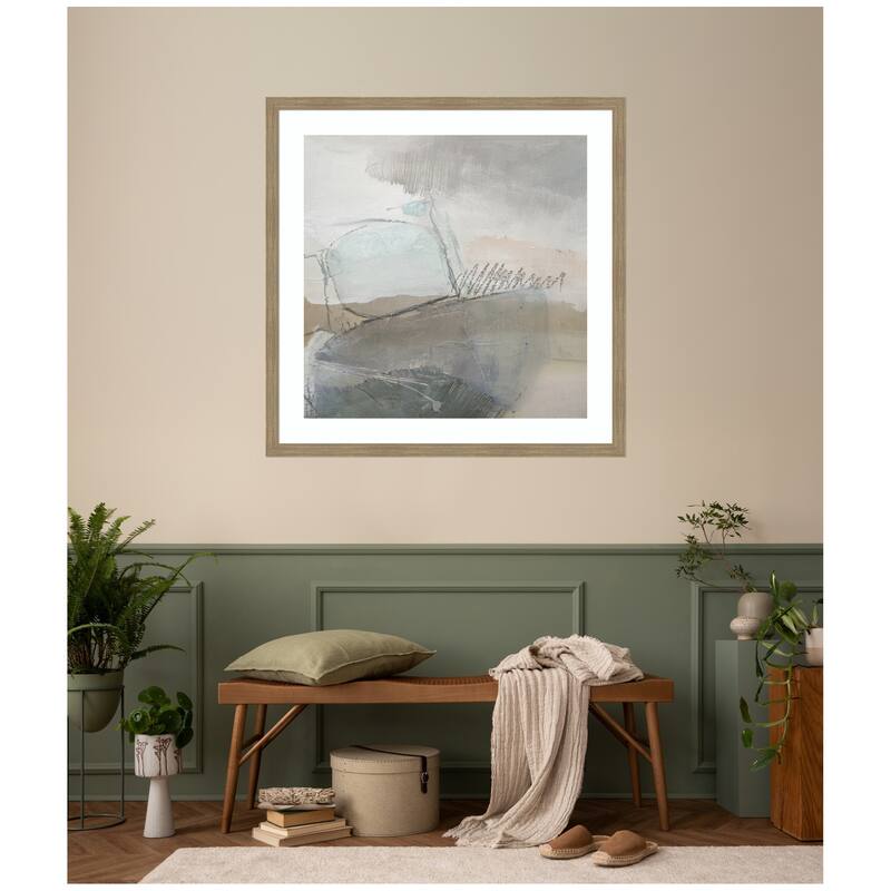 Kate and Laurel NC Wild Abstract by Nikki Chu Framed Wall Art Print