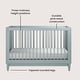preview thumbnail 13 of 24, Child Craft Wynwood 3-in-1 Convertible Crib