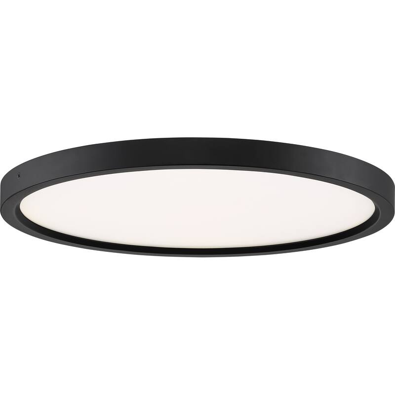 Porch & Den Ashurst Aluminum 30-watt Flush Mount - Brown