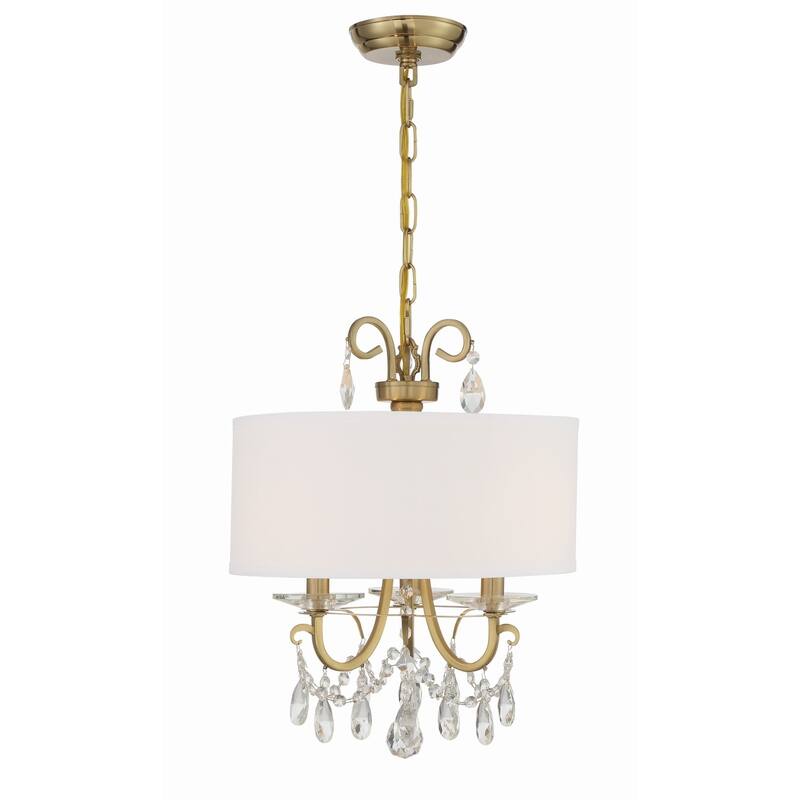 Crystorama Lighting Group Othello 3 Light 15" Wide Swarovski Strass