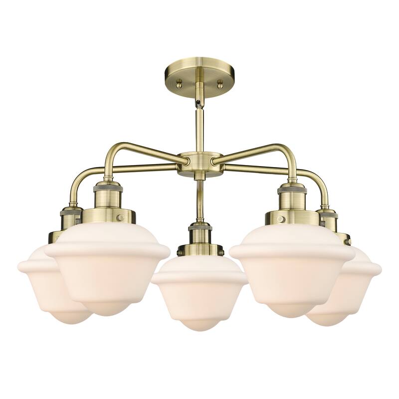 Innovations Lighting Oxford - 5 Light 25" Stem Hung Chandelier
