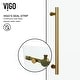 preview thumbnail 19 of 97, VIGO Winslow Frameless Sliding Shower Enclosure