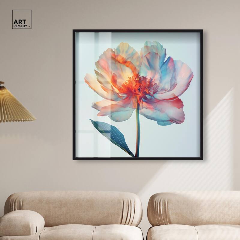 Peony Phases Shadowbox by Art Remedy