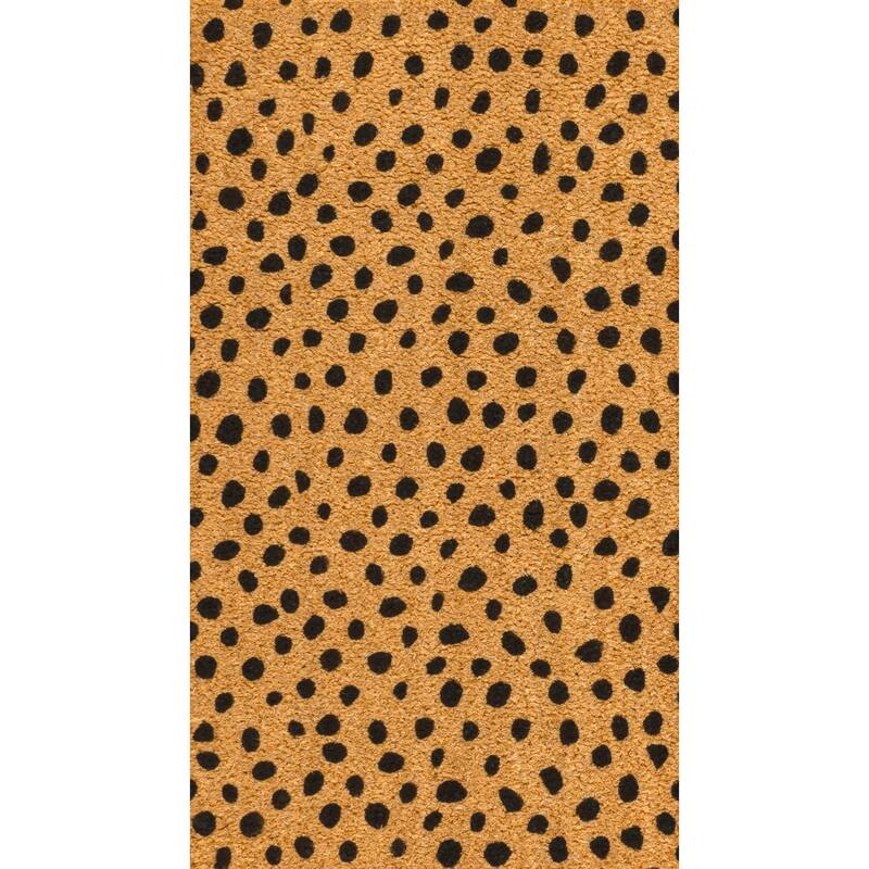 JONATHAN Y Classic Natural Coir Mat Indoor/Outdoor