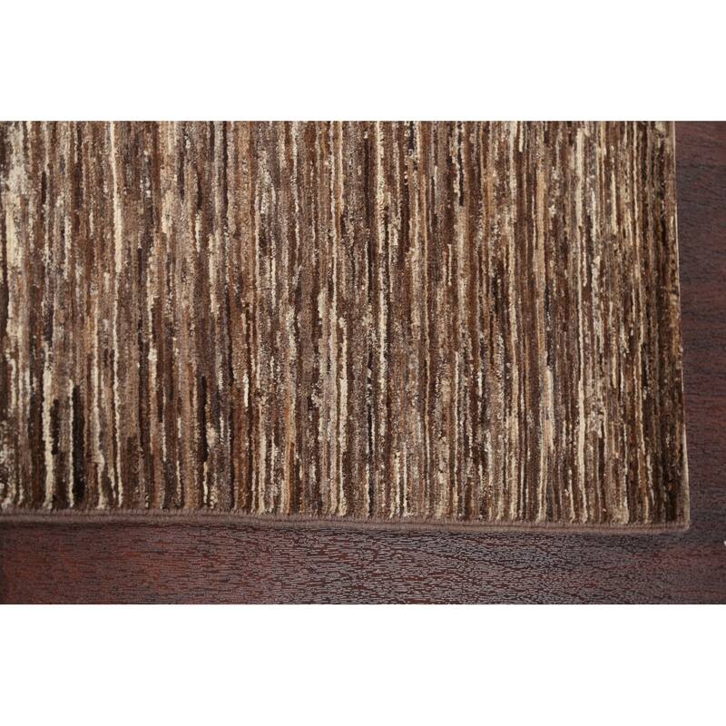 Modern Gabbeh Kashkoli Wool Runner Rug Hand-knotted Oriental Carpet - 2'10" x 9'9"