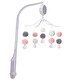 preview thumbnail 3 of 3, Bedtime Originals Blossom Pink/Gray Pom Pom Musical Baby Crib Mobile Soother Toy