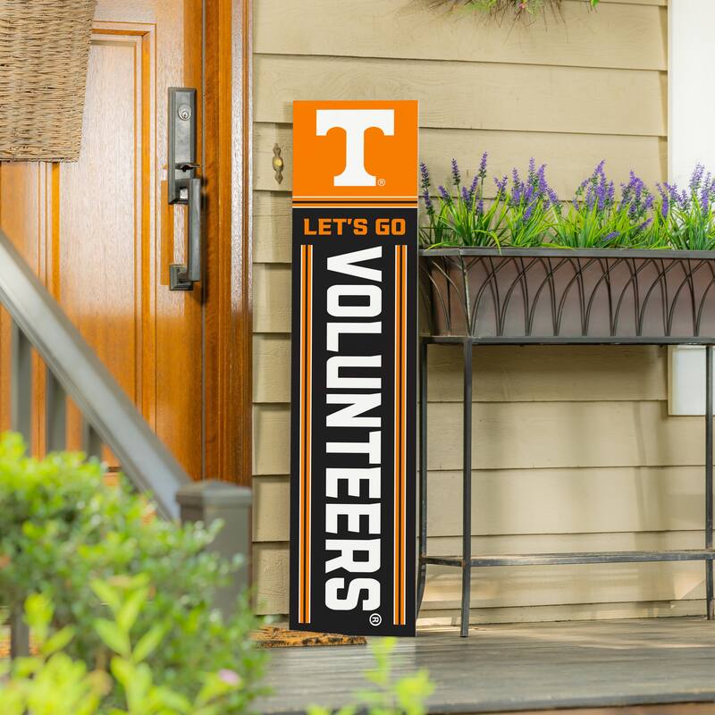 47" Double Sided Seasonal Porch Leaner, University of Tennessee - 47" x 11.25"