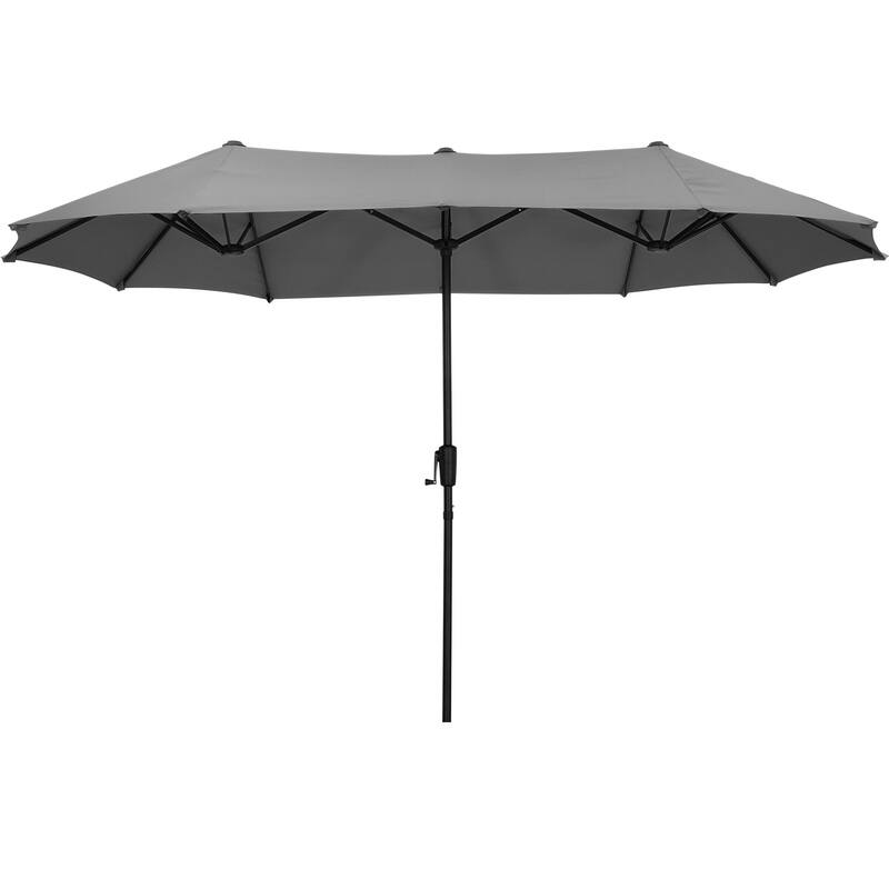 Autlaycil 13 FT Patio Umbrella with Sun Protection & Easy Crank