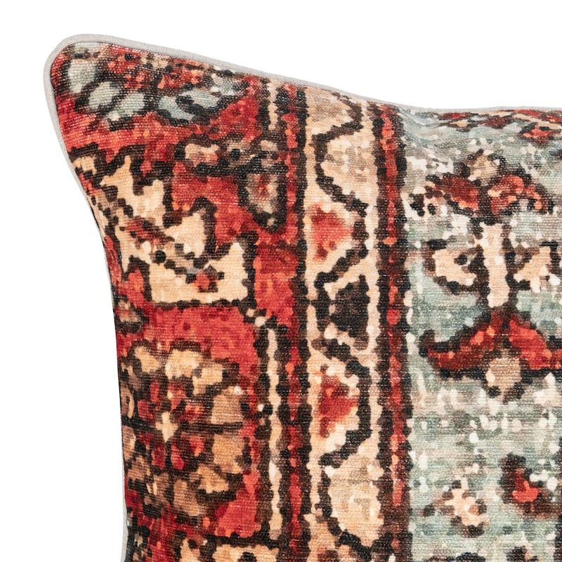 Villa by Classic Home Westbury Fabric Blend Throw Pillow