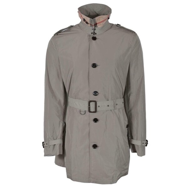 gray burberry jacket