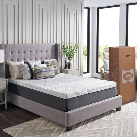 Sealy Essentials 12 Inch Hybrid Support Memory Foam Mattress in a Box, Twin XL