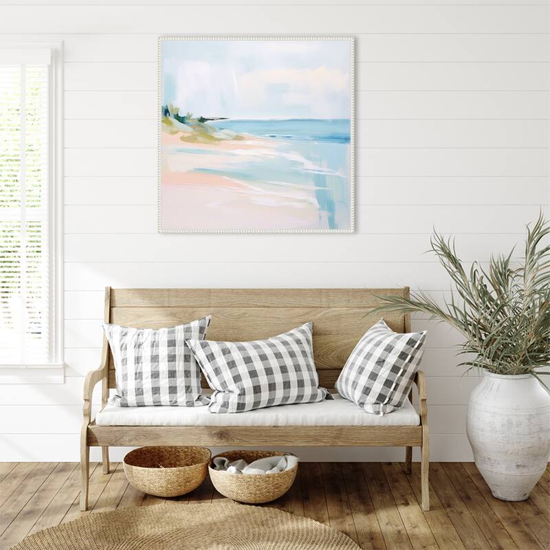 Reflection of Beach No. 2 by Irena Orlov Framed Canvas Wall Art Print
