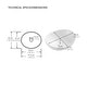 preview thumbnail 4 of 9, Eridanus 16" Oval Ceramic Bathroom Vessel Sink Wash Basin