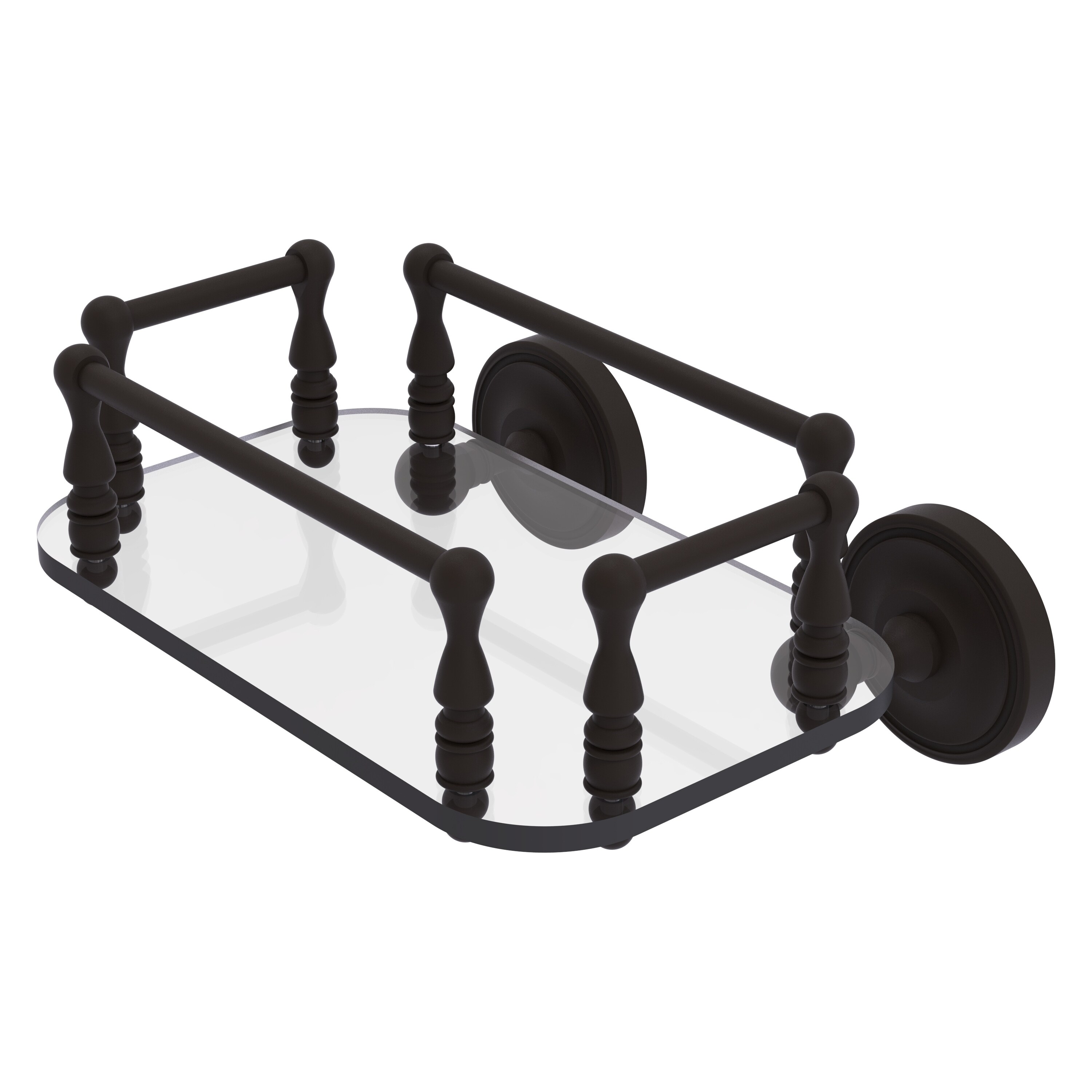 Glass guest towel hot sale tray
