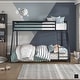 preview thumbnail 1 of 10, Willard Twin over Full Metal Bunk Bed