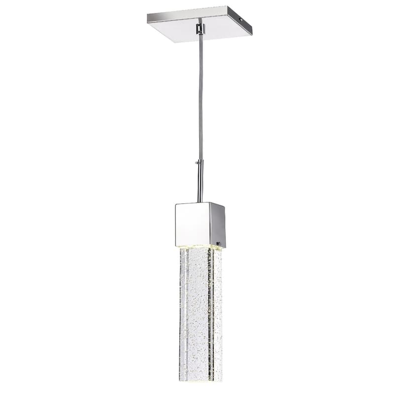 Rectangular Crystal Pendant // XL 1 light - N/A
