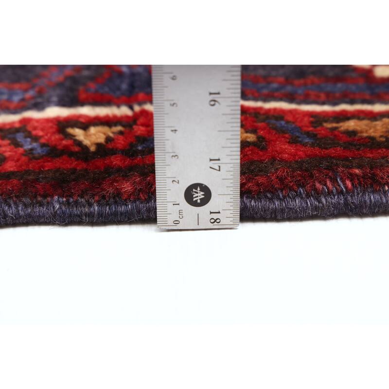 ECARPETGALLERY Hand-knotted Sarabi Burgundy Wool Rug - 7'9 x 10'8