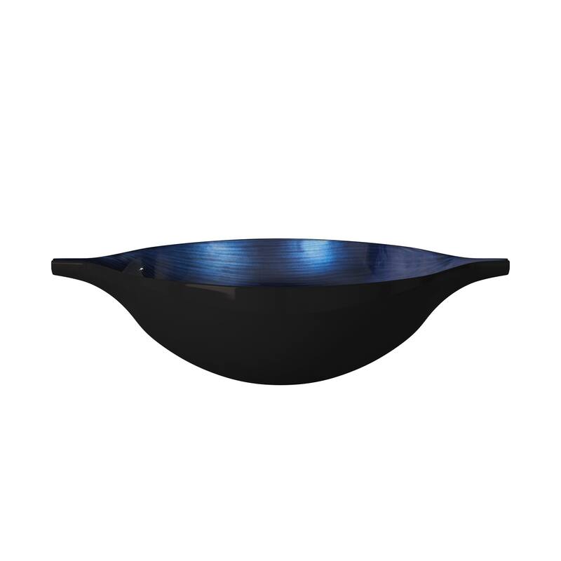 Allan Andrews Cobalt Blue Wood Bowl