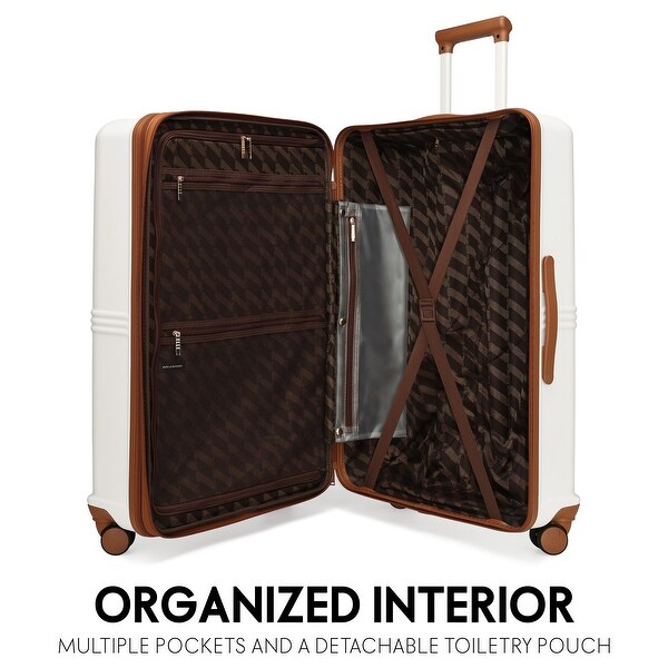 ELLE Expedition 3 Piece Expandable Polycarbonate Spinner Luggage