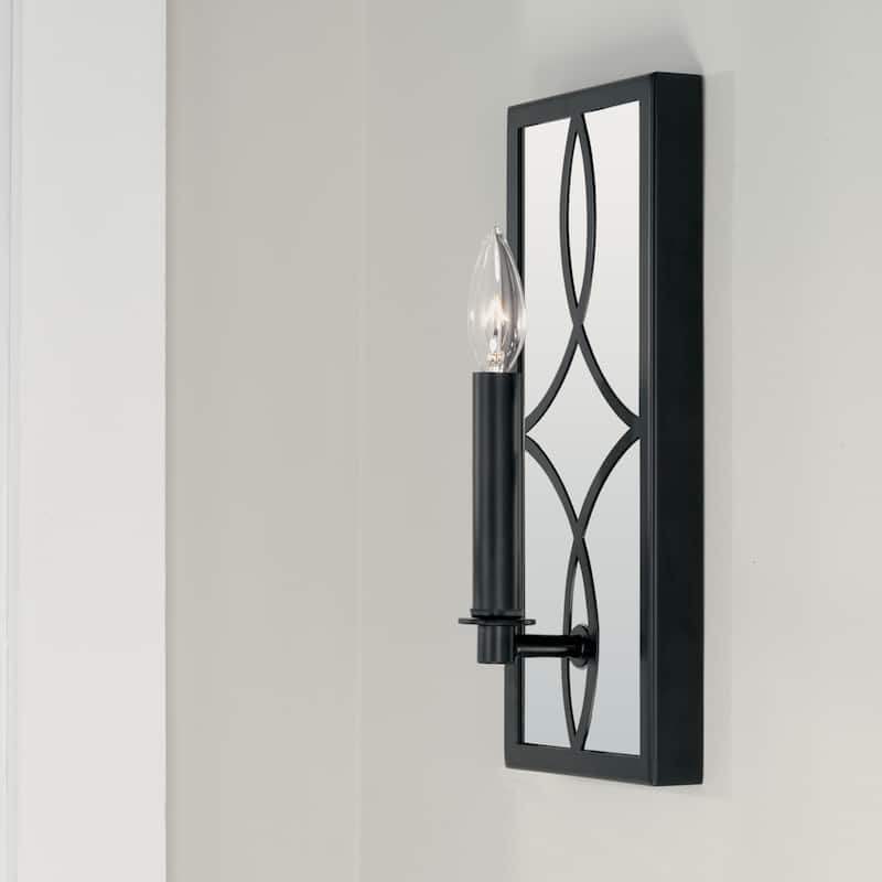 Avery 1-light Matte Black Wall Sconce