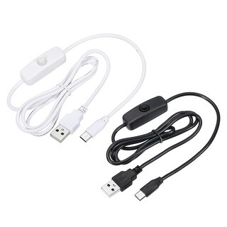 USB Male to USB Type C Male Power Cable 100cm with 501 Switch 1 Set ...