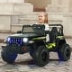 preview thumbnail 29 of 33, 12V Kids Ride-on Jeep Car with 2.4 G Remote Control - 44"x30"x 26.5"(L x W x H) Solid Black