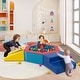 preview thumbnail 5 of 5, Toddler Soft Foam Climbing Toys w/Ball Pit & 100 Ocean Balls