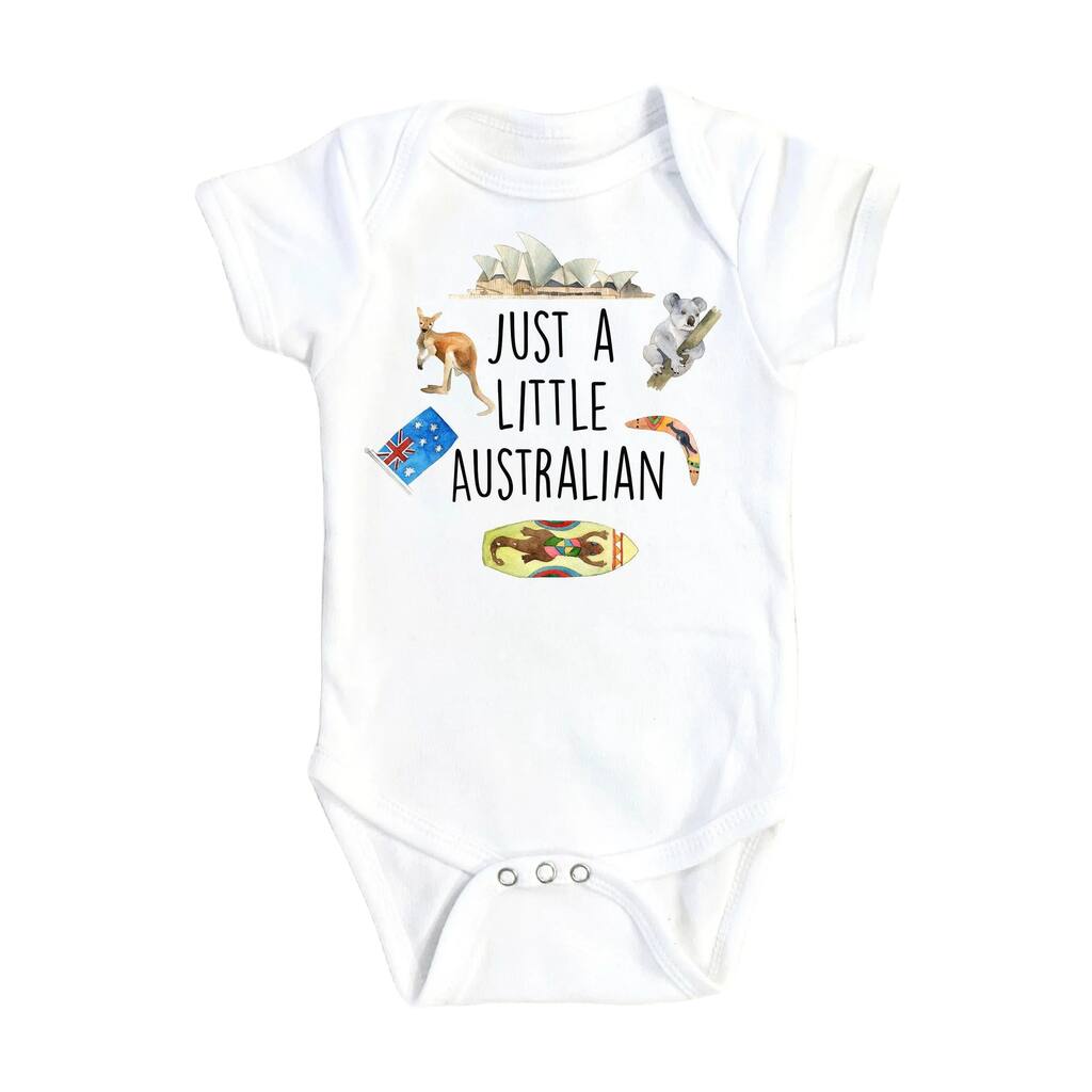 Australian Little - Baby Boy Girl Clothes Infant Bodysuit Funny Cute Newborn