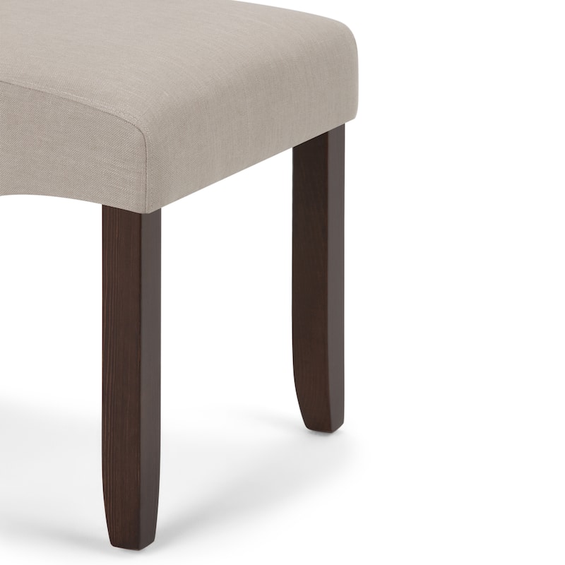 WYNDENHALL Essex Deluxe Tufted Parson Chair (Set of 2) - 18.9"w x 19.3"d x 42.1"h