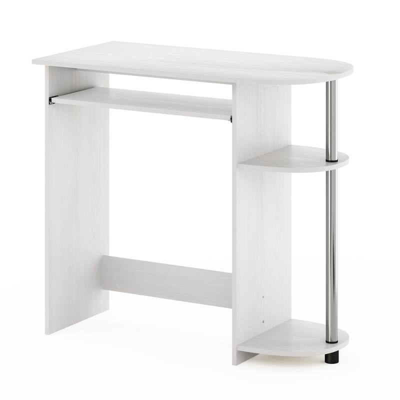 Computer Desk Home Office Desk Modern Simple Desk White Oak Finish