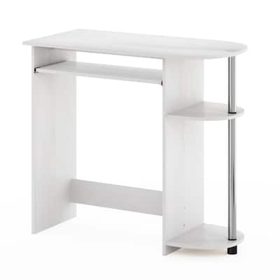 Computer Desk Home Office Desk Modern Simple Desk White Oak Finish