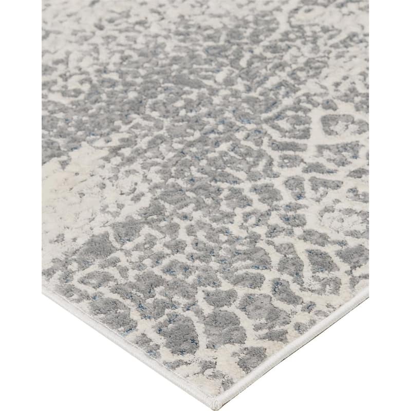 Zere Abstract Modern Non Skid Woven Area Rug By HomeRoots