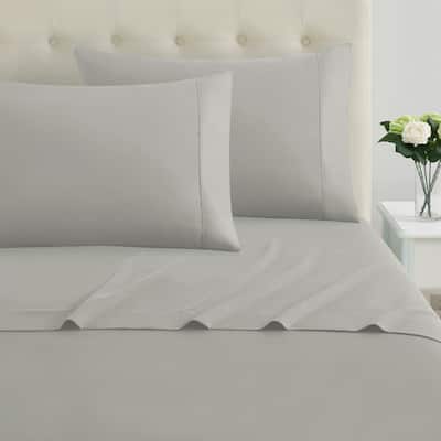 Sweet Home Collection Combed Cotton Percale Sheet Set Made in Egypt 400 TC
