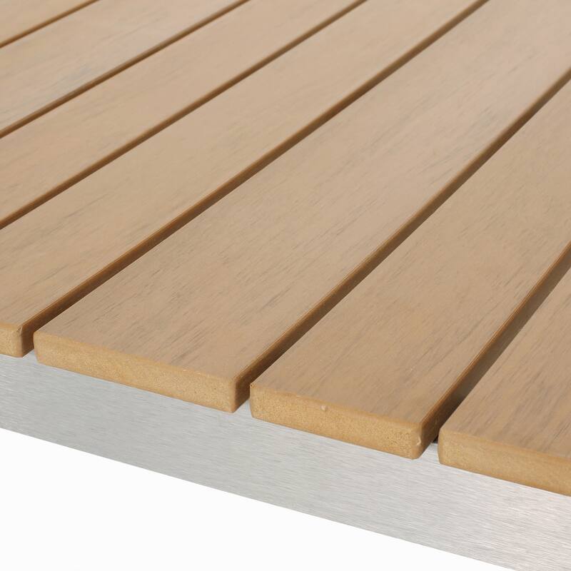 Dining Table, Silver and Natural