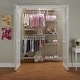 preview thumbnail 6 of 20, ClosetMaid ShelfTrack 60-96 Inch Wide Adjustable Closet Organizer