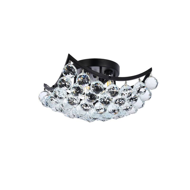Somette Chrome 4-light 12-Inch Chandelier