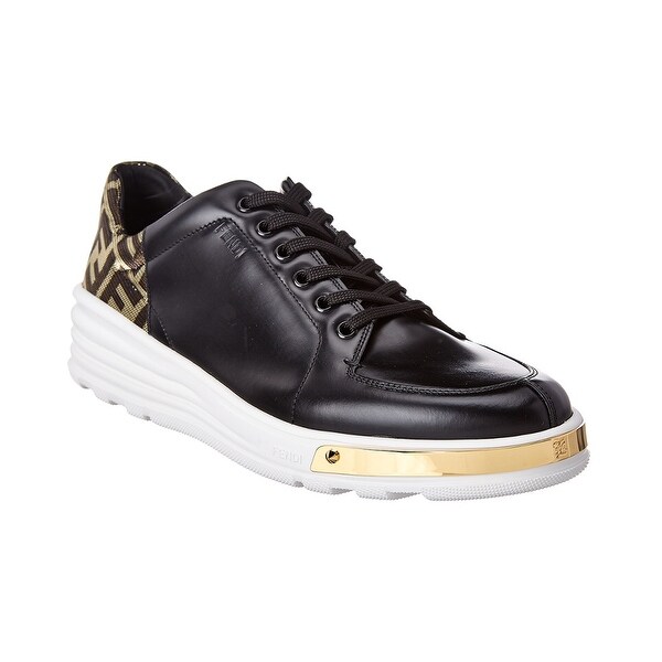 fendi logo high top sneakers