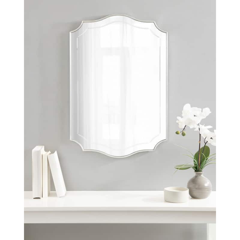 Kate and Laurel Hollyn Decorative Framed Wall Mirror