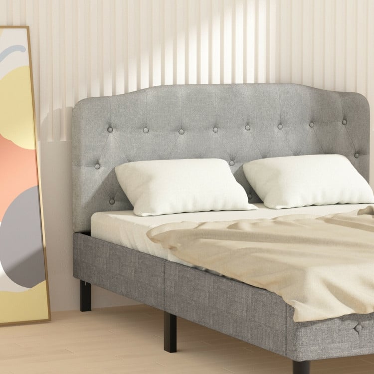 Queen Upholstered Headboard with Adjustable Heights