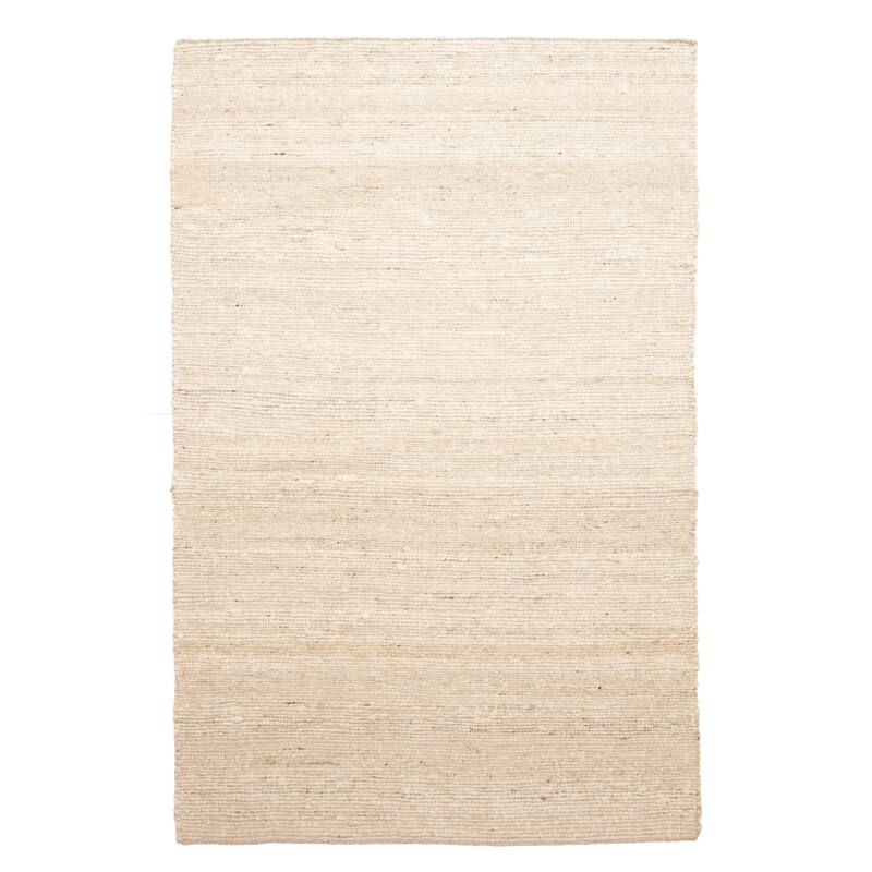 ECARPETGALLERY Braid weave Sienna Tan Wool Rug - 5'1 x 7'10