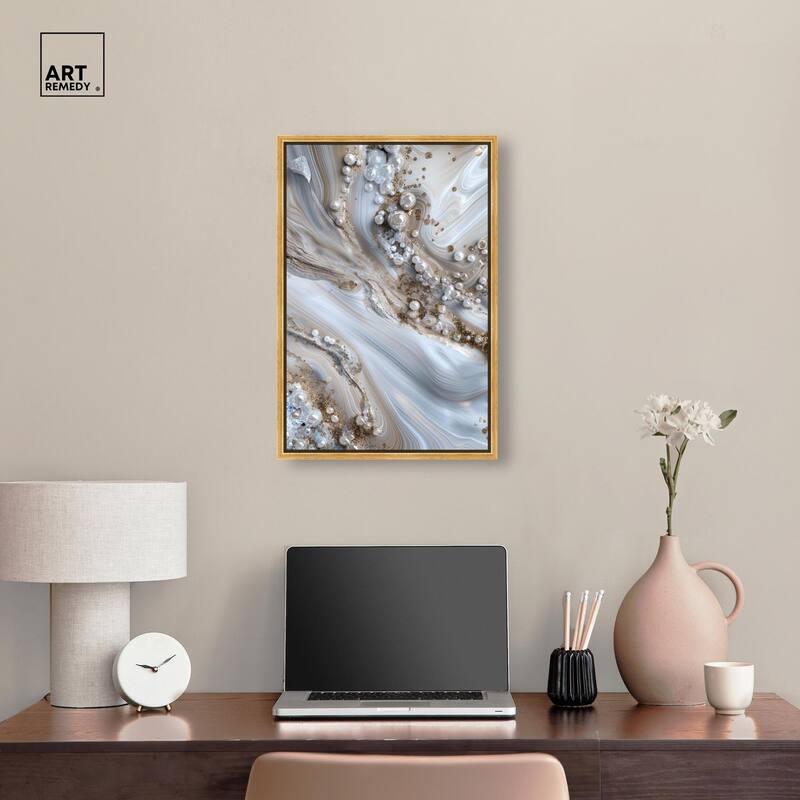 Effervescent Earth Canvas by Art Remedy