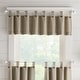 preview thumbnail 8 of 10, Tucker Solid Button Window Kitchen Curtain Valance