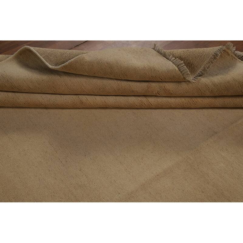 Modern Gabbeh Oriental Area Rug Hand-Knotted Wool Carpet - 6'6" x 9'7"