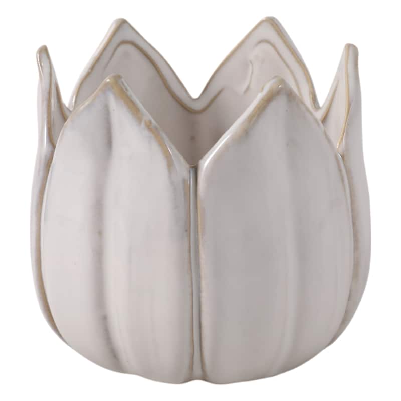 Ceramic Leaf Shaped Storage Bowl - 4"