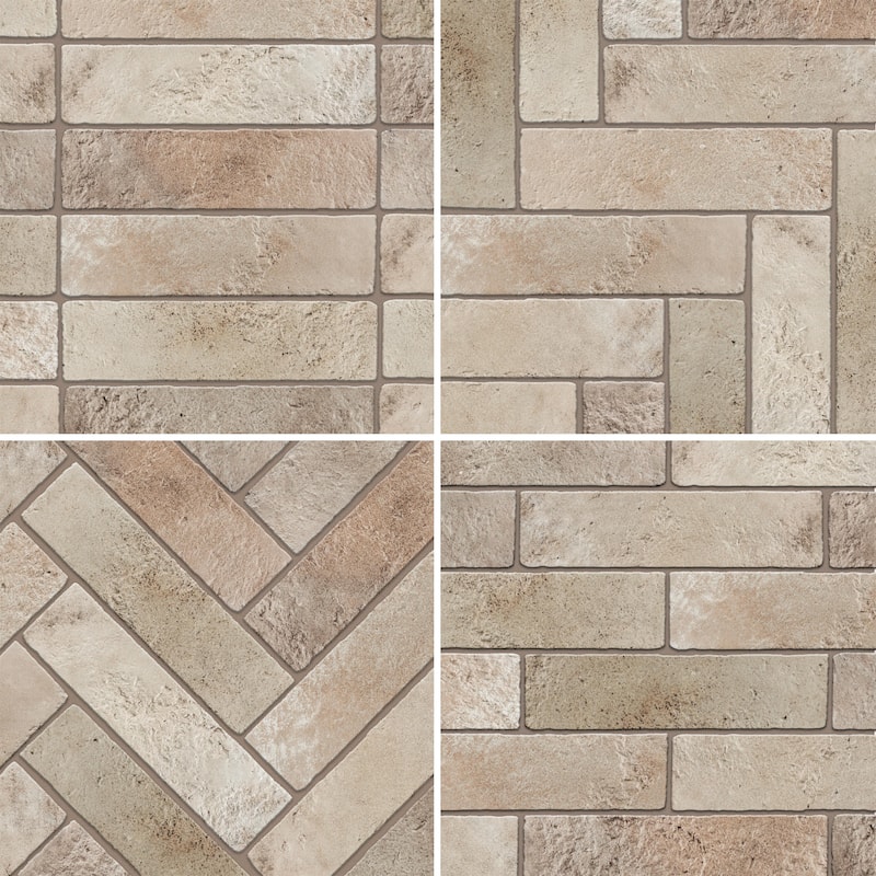 Merola Tile Arches Brick Cotto 2-1/2" x 9-7/8" Ceramic Wall Tile