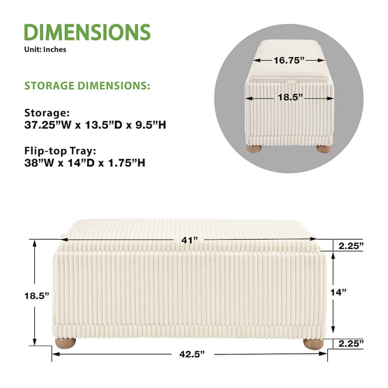Sahara Storage Bench