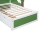 preview thumbnail 15 of 48, Twin Size Bed with Cute decoration,Platform Bed with 2 Drawers
