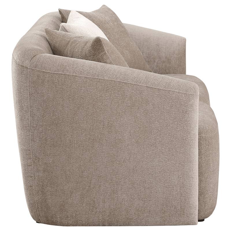 Townsend Chenille Upholstered Sofa Set Latte