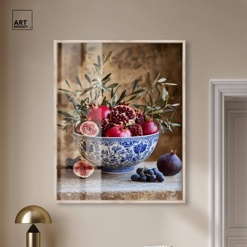 Grape Gathering Shadowbox by Art Remedy