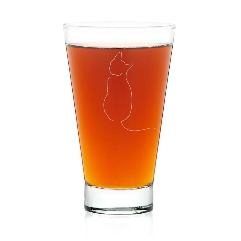 Libbey Modern Pets Simon Tumbler Drinking Glasses, 14 ounce, Set of 4 - Set of 4